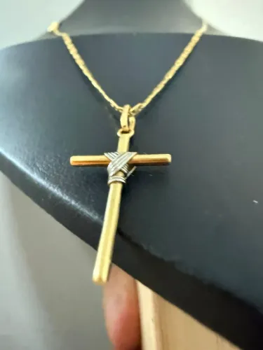 Corrente Piastrine de ouro 2.66g 18k procedência garantia eterna