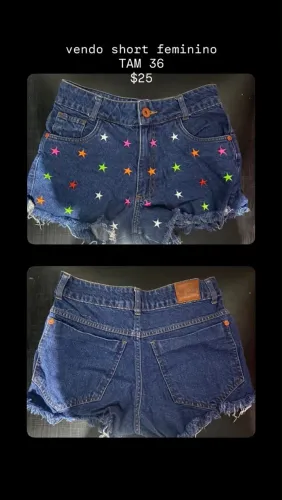 short jeans feminino