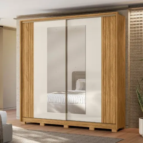 Guarda-roupa 2 Portas e 4 Gavetas Dunas