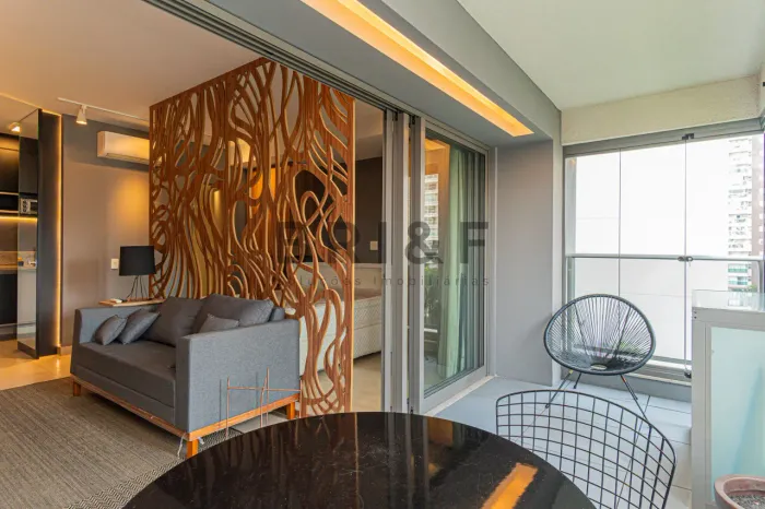 APARTAMENTO PARA LOCAÇÃO HABITARTE 41 M², 1 DORM, 1 VAGA MOBILIADO - BROOKLIN - SÃO PAULO