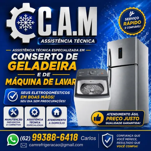 Assistência Técnica Máquina de lavar/ Aparecida de Goiânia