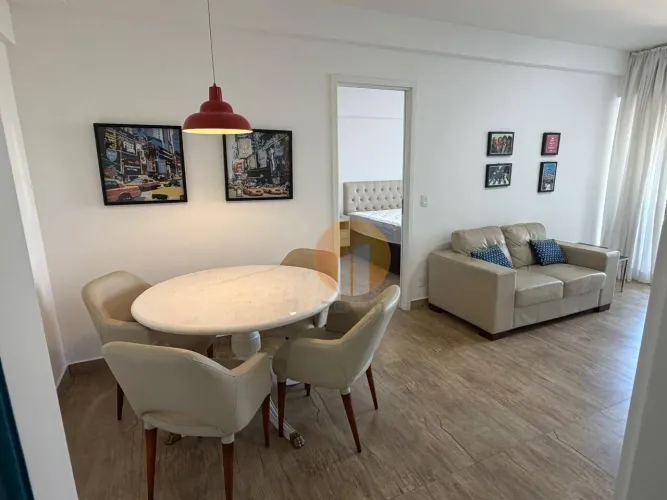 Apartamento com 1 dormitório para alugar, 49 m² - Alphaville Industrial - Barueri/SP