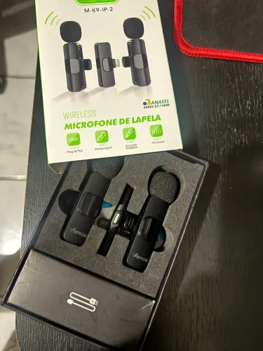 Microfone de lapela