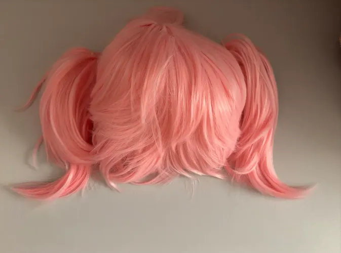 Peruca Rosa Cosplay Madoka Magica