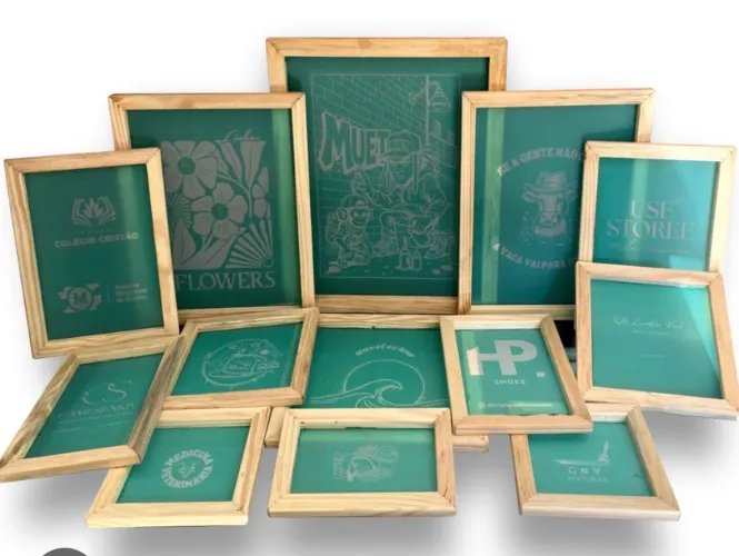 Telas de silk screen tamanho 50x60