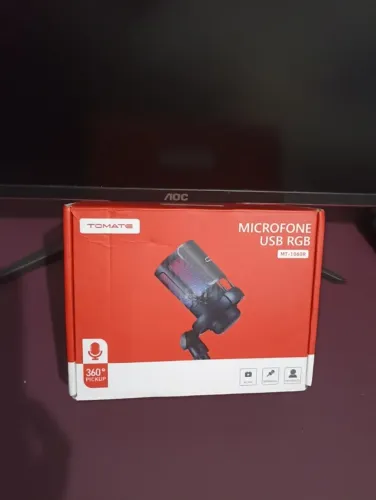 Microfone Gamer RGB ( Parcelo no cartão )