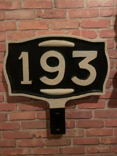 Placa de ferro fundido ferrovia