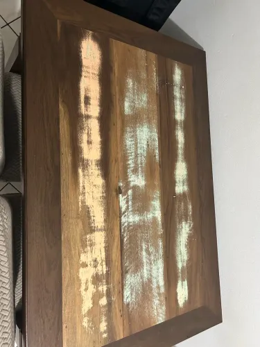 Mesa madeira de demolição 120 x 80 x 80