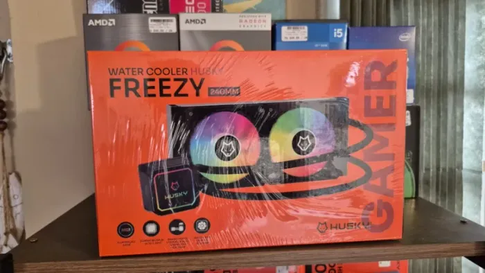 Water Cooler 240mm Husky, ARGB, novo, lacrado, com garantia!
