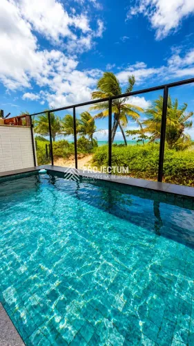 APARTAMENTO A VENDA MOBILIADO, 1 QUARTO, 48m2, PÉ NA AREIA DO BESSA, JOÃO PESSOA-PB
