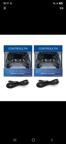Controle PS4 (produto novo) lacrado, ótima oportunidade.