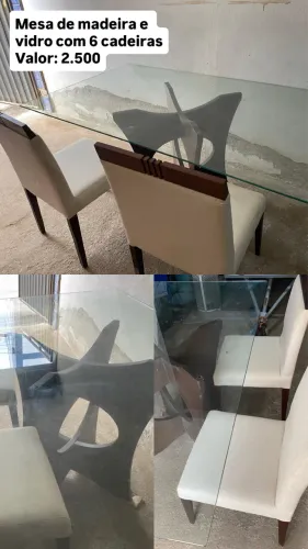 Mesa + 6 cadeiras