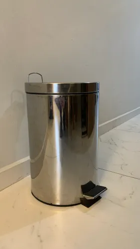 Lixeira Inox com Pedal 12L
