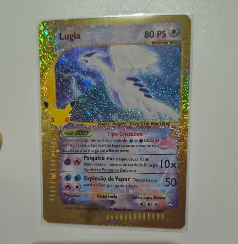 Lugia - (149/147) - Carta da Coleção 30 anos de Pokémon (LEIA A DESCRIÇÃO)