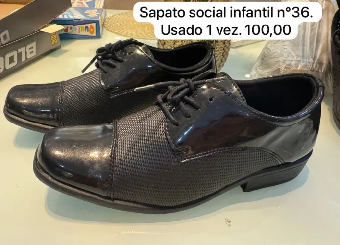 Sapato social n° 31 e n° 36