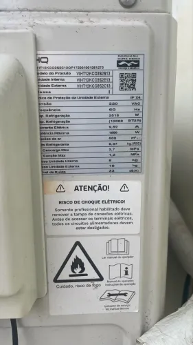 Vende se ar condicionado 12000 btus hq