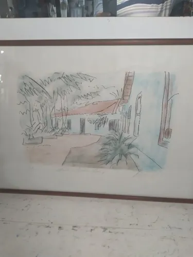 "Entrada Do Pardiero, Paraty" Litografia 