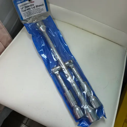 Chave De Roda Cruz Dobrável 14'' Pittsburgh - Nova E Lacrada