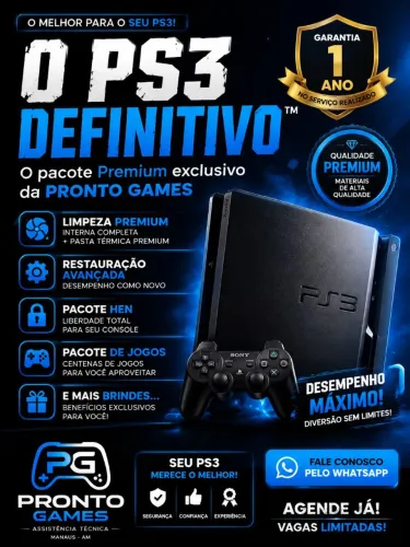 Ps3 Pacote Premium - PRONTO GAMES 