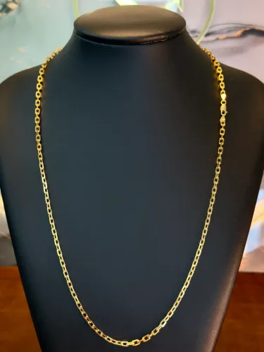 Cordão de ouro com 17.6g novo de máquina