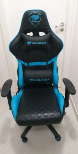 CADEIRA GAMER ARMOR ONE SKY BLUE, MARCA COUGAR.