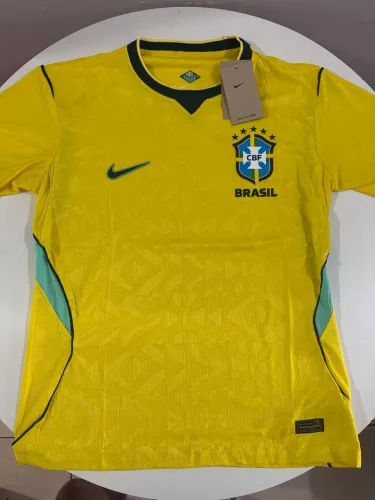 Camiseta Do Brasil Modelo Jogador 