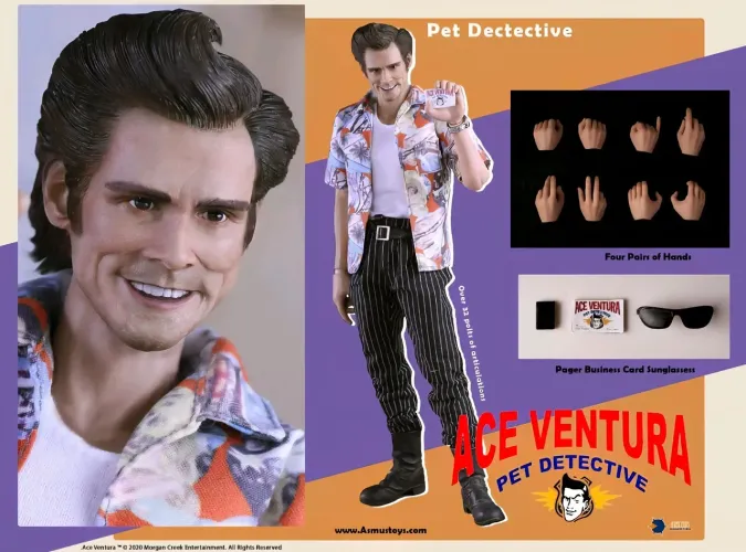 Ace Ventura 1/6 Asmus Toys Pet Detective n Hot Toys