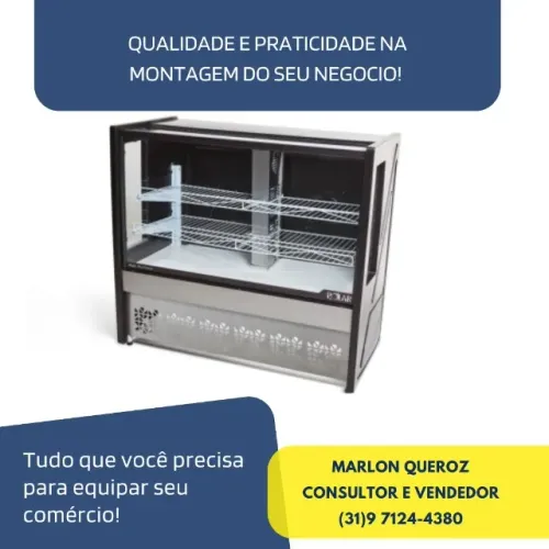 Balcão de Tortas Refrigerado 1,25M Polar