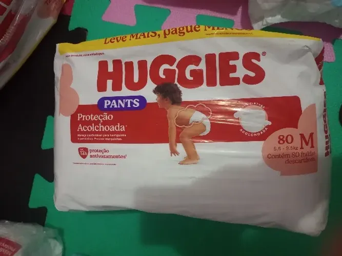 Fraldas descartáveis Tamanho M