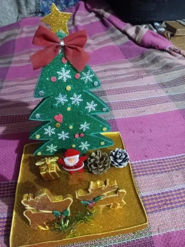 Enfeite natalino pequeno artesanal*novo*!