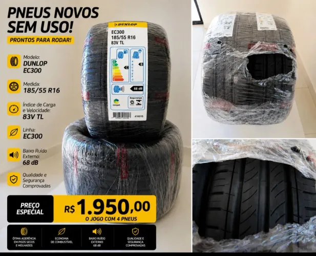 PNEU DUNLOP EC300 ENASEVE 185/55r16