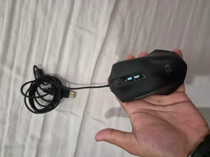 Mouse com fio retrato 10000 dpi