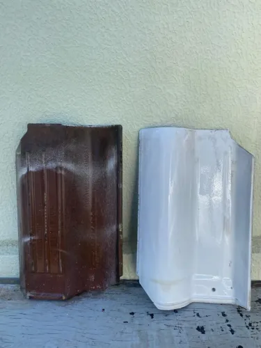 TELHA DE CERÂMICA BRANCA USADA