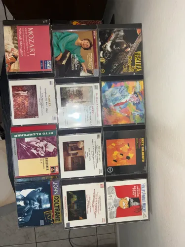 Lote de cds de jazz e musica classica