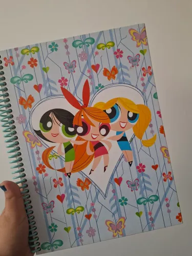 Caderno Anos 2000 meninas super poderosas