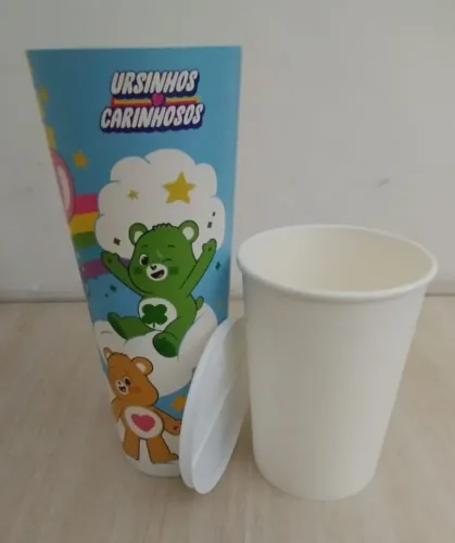 10 Copos Cacau Show - Ursinhos Carinhosos NOVOS