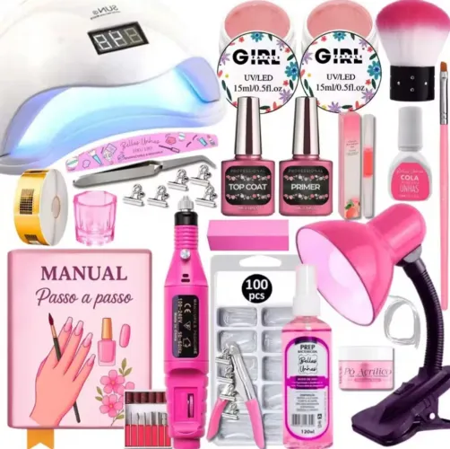 Kit nail design + produtos