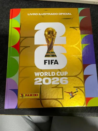 Album da copa do mundo 2026 capa ouro COMPLETO