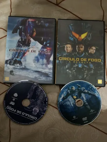 Dvd Círculo de Fogo 1 e 2 Original faço Olx pay