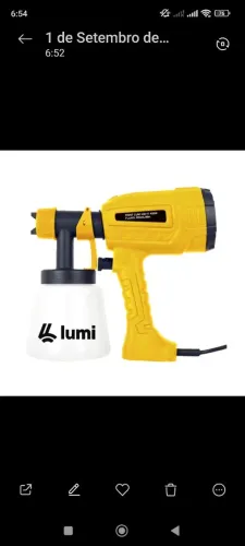 Pistola pintura lumi 400wts