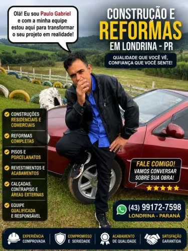 Pedreiros qualificados de Londrina contato *