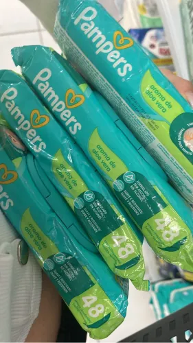 Lenço umedecido pampers