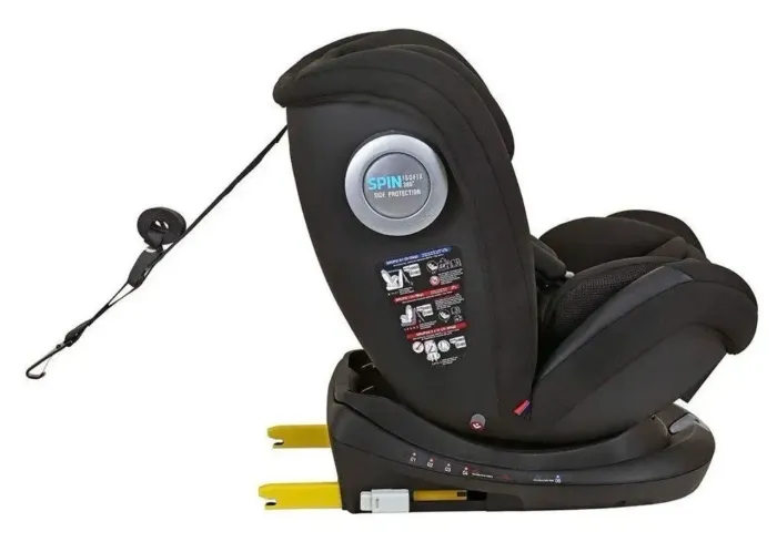 Cadeira Infantil Para Carro Burigotto Spin Isofix 360 Preta 