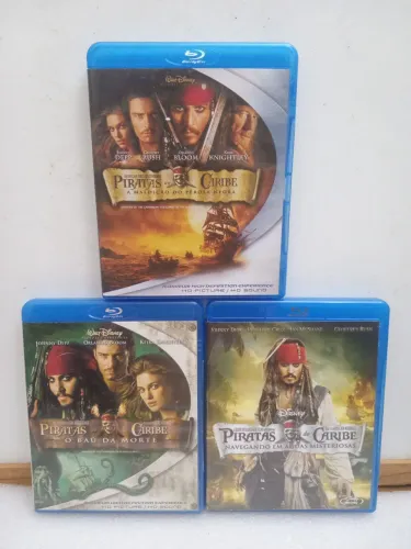 Coleção Piratas do caribe clássicos originais 
