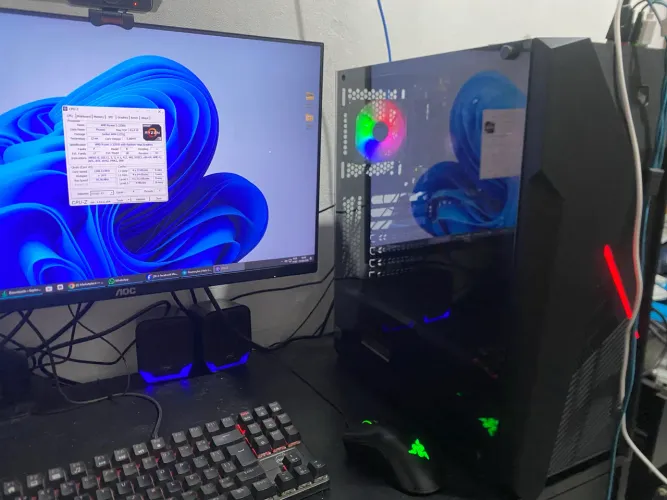 Pc Gamer Ryzen 16GB Ram Placa De Vídeo 2GB