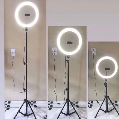 Ring Light Grande 12 polegadas - com suporte de celular 