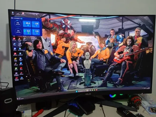 Monitor Gamer Curvo ASUS TUF 31,5" 165hz 2K QHD, 1ms, Freesync