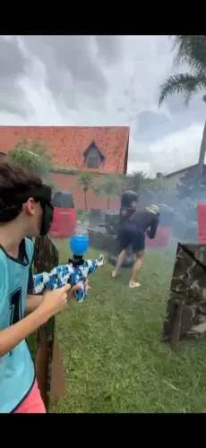 Arena de recreação infantil e festas - gel blaster