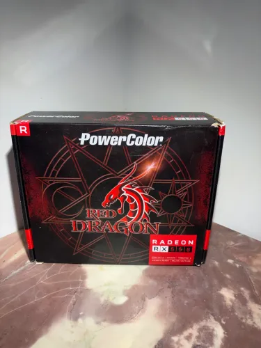 Placa de vídeo RED Dragon powercolor RX 550