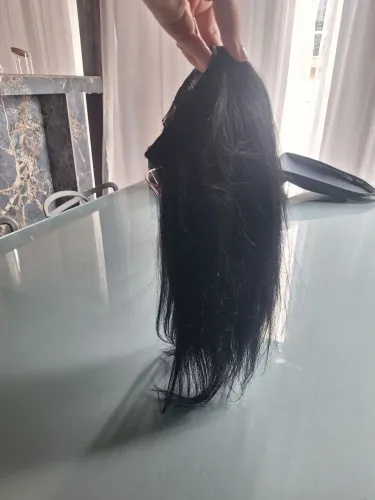 Cabelo humano novo no tictac 55cm LINDO